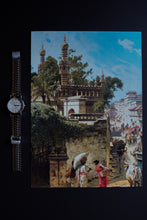 Load image into Gallery viewer, Daak Art Print - Street Scene in Hyderabad by Woldemar Friedrich
