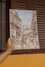 Load image into Gallery viewer, Daak Art Print - Street Scene in Lahore by William Carpenter
