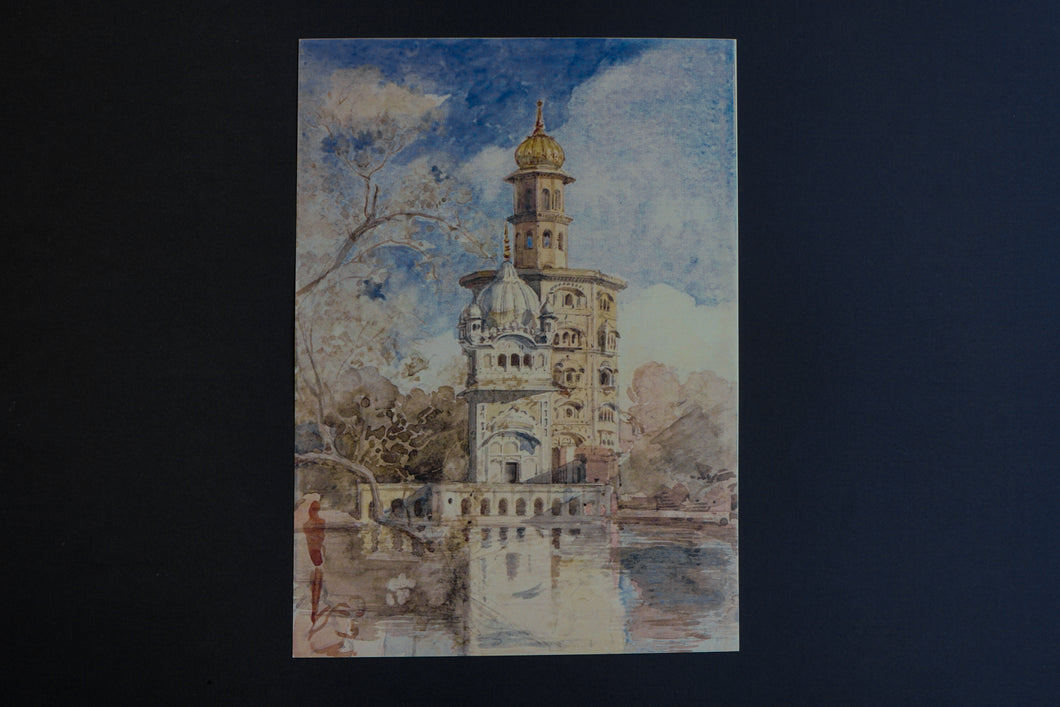 Daak Art Print - The Akalis' Tower, Amritsar, Panjab by William Carpenter