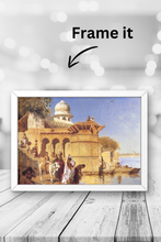 Load image into Gallery viewer, Daak Art Print - Along the Ghats, Mathura by Edwin Lord Weeks
