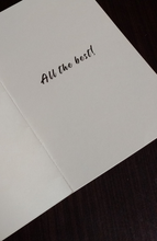 Load image into Gallery viewer, Daak Greeting Card - All the Best, Good luck!
