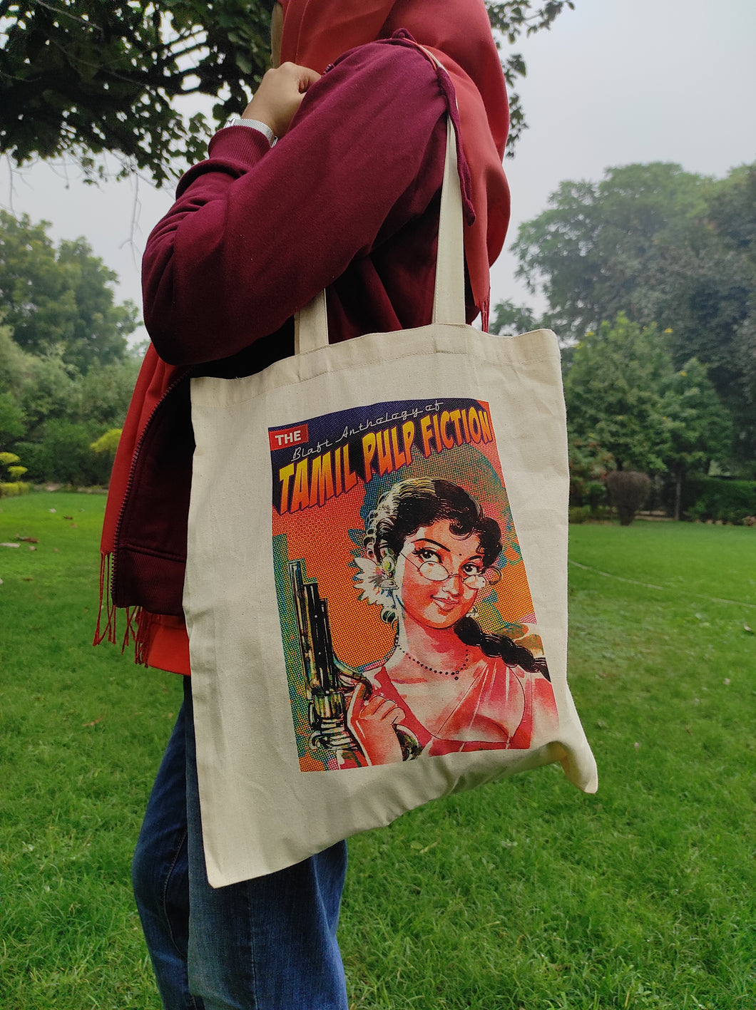 Daak x Blaft - Tamil Pulp Tote- Detective Lady