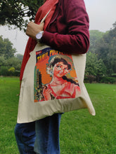Load image into Gallery viewer, Daak x Blaft - Tamil Pulp Tote- Detective Lady
