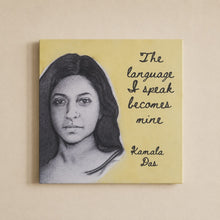 Load image into Gallery viewer, Daak Kamala Das Canvas Wall Art by Shalini Jha
