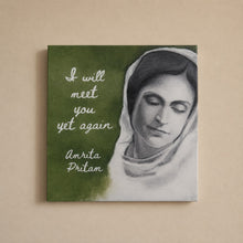 Load image into Gallery viewer, Daak Amrita Pritam Canvas Wall Art by Shalini Jha
