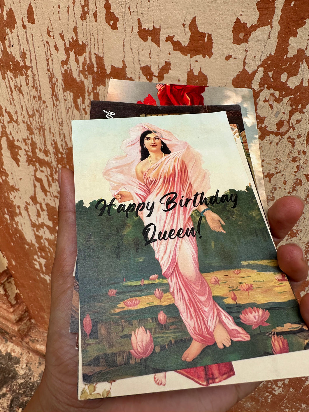 Daak Cheeky Postcard- Birthday Greetings for a Queen