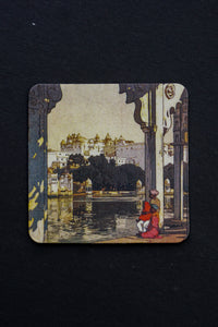 Daak Fridge Magnet - Udaipur Castle by Hiroshi Yoshida