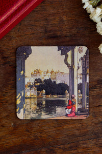 Daak Fridge Magnet - Udaipur Castle by Hiroshi Yoshida