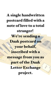 Send a Daak Postcard to a Stranger!