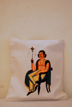 Load image into Gallery viewer, Kalighat Tote Bag - Man Smoking a Margila Pipe OR Babu Living His Best Life
