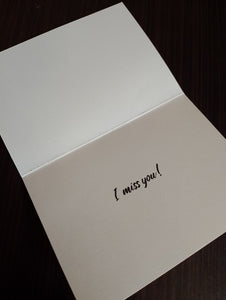 Daak Greeting Card - I Miss You!