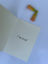Load image into Gallery viewer, Daak Greeting Card - I&#39;m Sorry and Begging for Forgiveness
