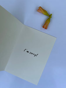 Daak Greeting Card - I'm Sorry and Begging for Forgiveness