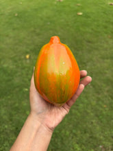 Load image into Gallery viewer, Kamal Kumar's Clay Toys -  Papaya Piggy Bank ( Gullak )
