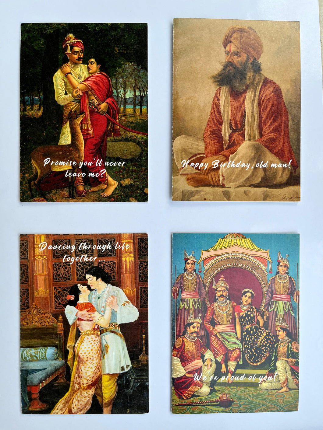Daak Greeting Cards - Pack of Birthday, Anniversary, Congratulation ( Set of 4 )