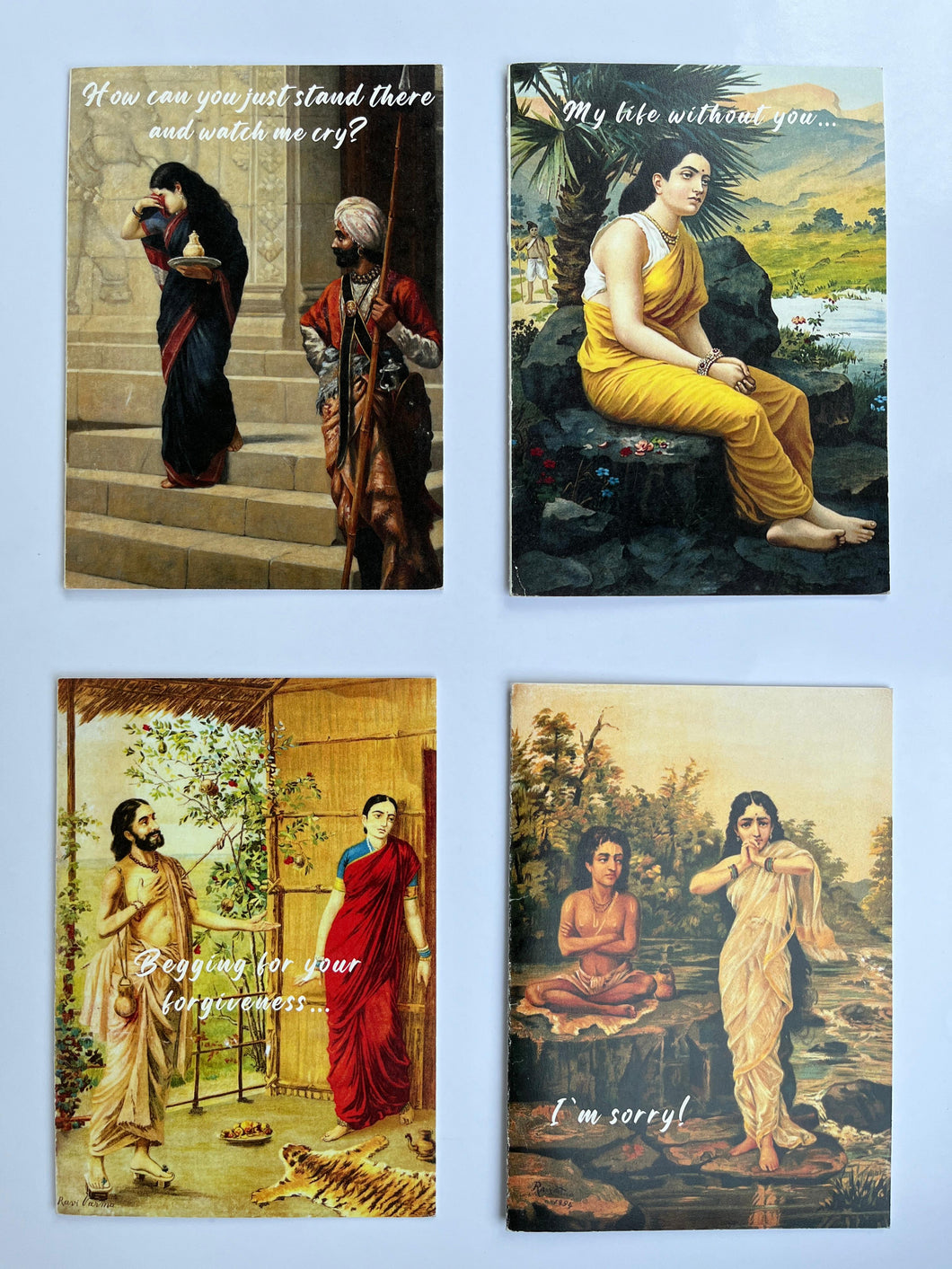 Daak Greeting Cards - Pack of Apology ( Set of 4 )