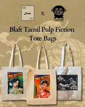 Load image into Gallery viewer, Daak x Blaft - Tamil Pulp Tote -  Cyborg Lady

