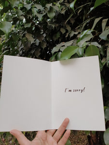 Daak Greeting Cards - Pack of Apology ( Set of 4 )