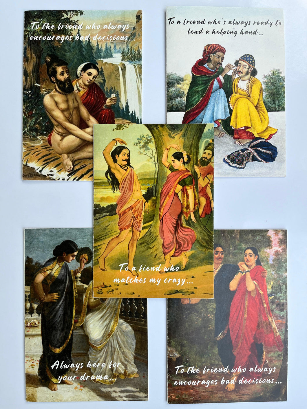 Daak Greeting Cards - Friendship Pack ( Set of 5 )