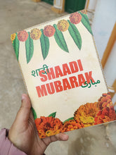 Load image into Gallery viewer, Daak Greeting Card - Shaadi Mubarak
