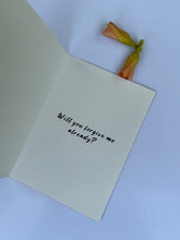 Load image into Gallery viewer, Daak Greeting Card - I&#39;m Sorry, Will you Forgive Me?
