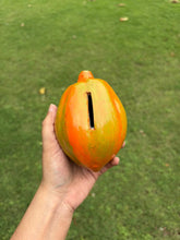 Load image into Gallery viewer, Kamal Kumar's Clay Toys -  Papaya Piggy Bank ( Gullak )
