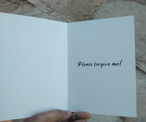 Daak Greeting Cards - Pack of Apology ( Set of 4 )