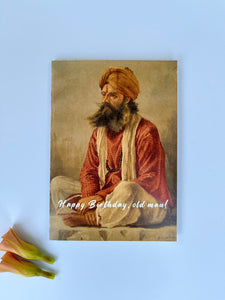 Daak Greeting Card - Birthday Greetings for an Old Man