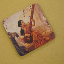 Load image into Gallery viewer, The Women of Raja Ravi Varma - Daak Coaster Set of 4 Paintings
