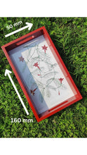 Load image into Gallery viewer, Daak Floral Tray - In Red
