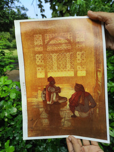 Daak Art Print - Jaali at Fatehpur Sikri by Hiroshi Yoshida