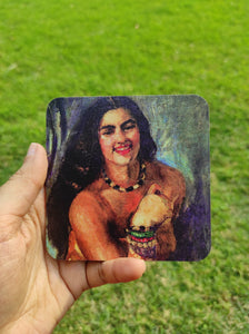 The Women of Amrita Sher-Gil - Daak Coaster Set of 4 Paintings